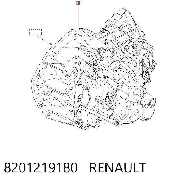 Коробка передач 8201219180 Renault (RVI)