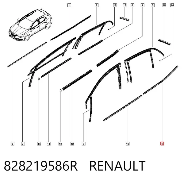  828219586R Renault (RVI)