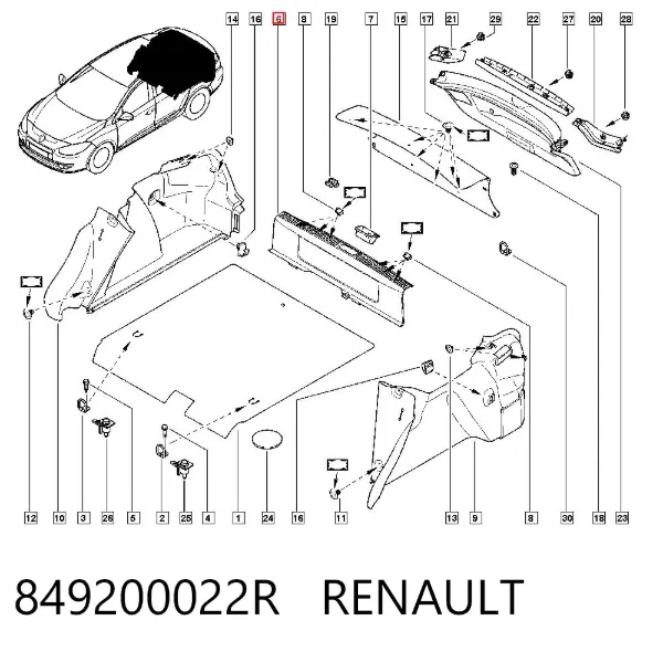  849200022R Renault (RVI)