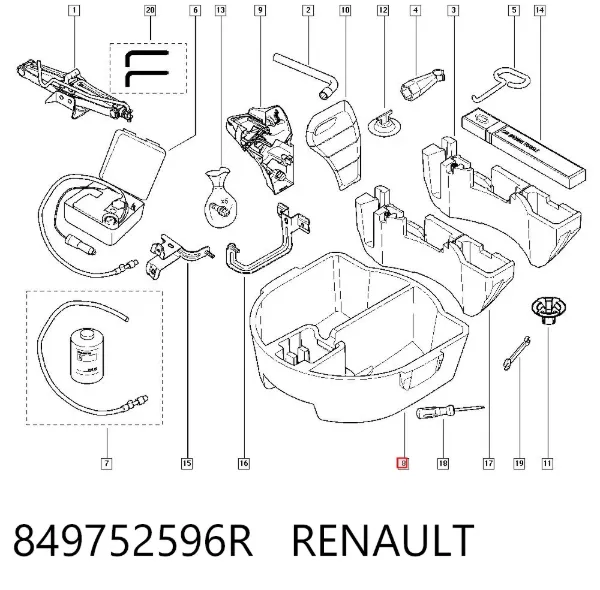  849752596R Renault (RVI)