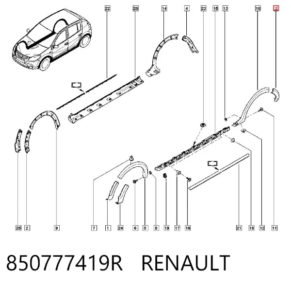  850777419R Renault (RVI)