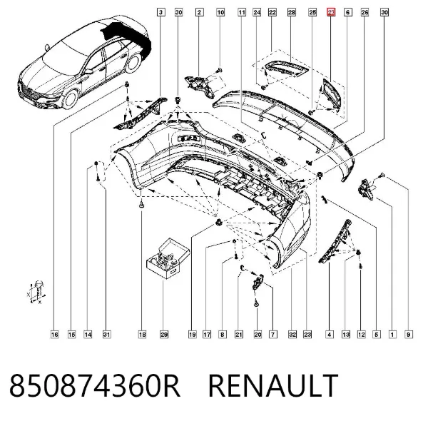  850874360R Renault (RVI)