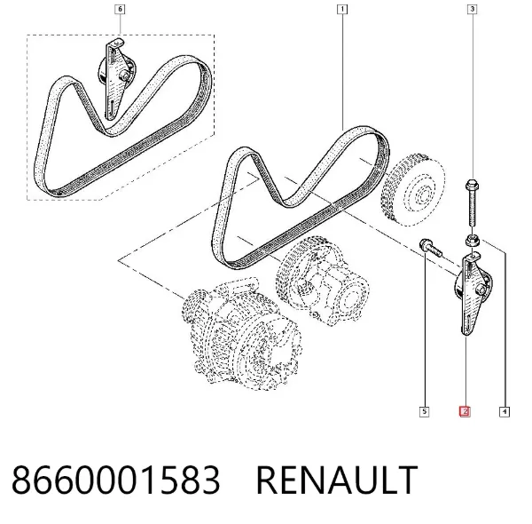  8660001583 Renault (RVI)