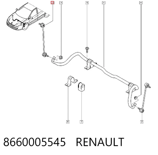  8660005545 Renault (RVI)