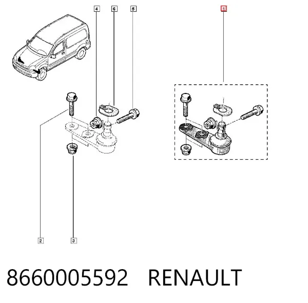  8660005592 Renault (RVI)