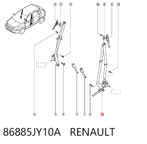  86885JY10A Renault (RVI)