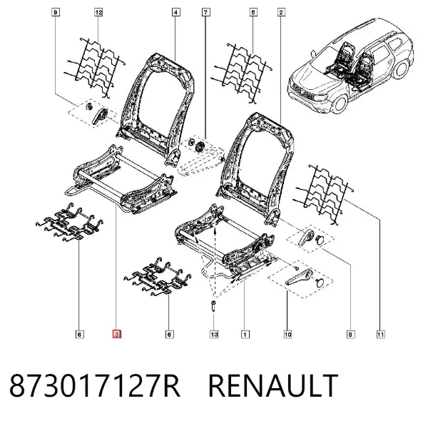  873017127R Renault (RVI)