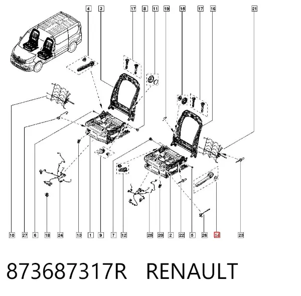  873687317R Renault (RVI)