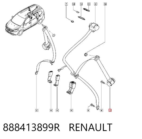  888413899R Renault (RVI)