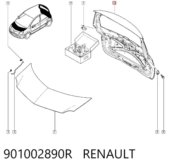 Ляда 901002890R Renault (RVI)