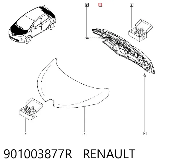 Ляда 901003877R Renault (RVI)
