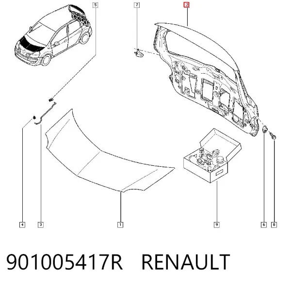 Ляда 901005417R Renault (RVI)