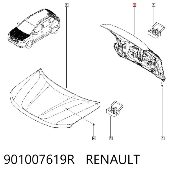 Ляда 901007619R Renault (RVI)