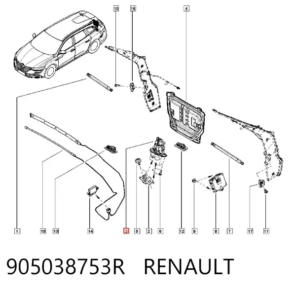  905038753R Renault (RVI)