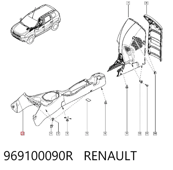  969100090R Renault (RVI)