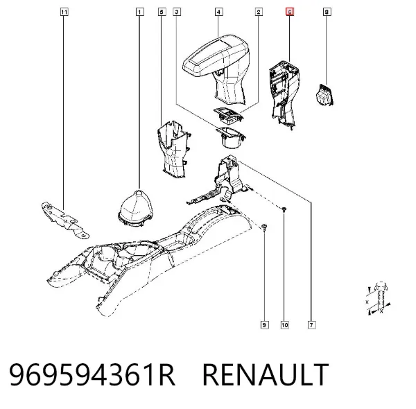  969594361R Renault (RVI)