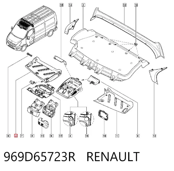  969D65723R Renault (RVI)