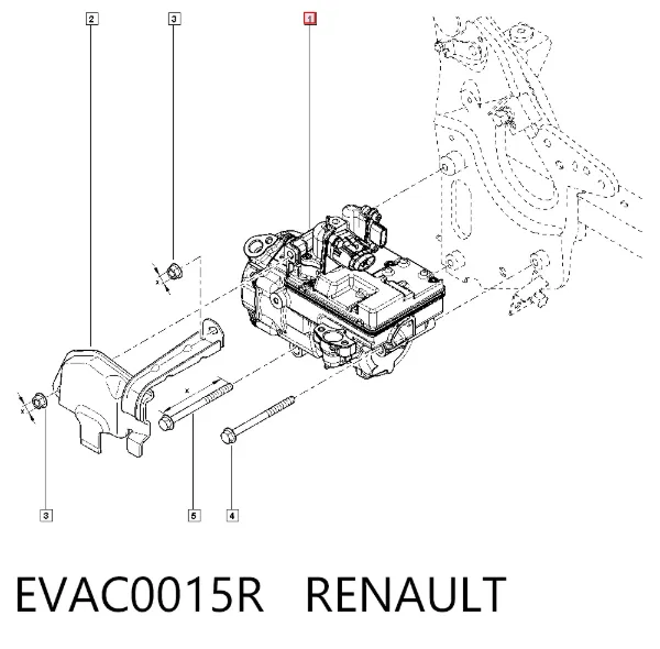 Компресор кондиціонера EVAC0015R Renault (RVI)