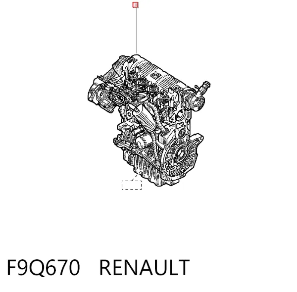 Двигун F9Q670 Renault (RVI)
