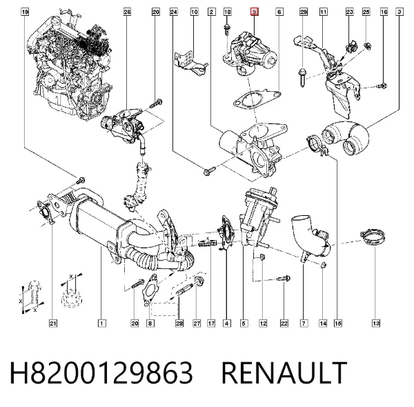  H8200129863 Renault (RVI)