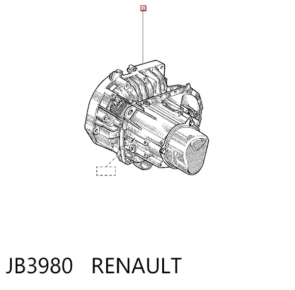 Коробка передач JB3980 Renault (RVI)