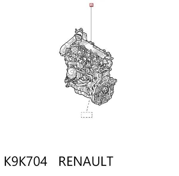 Двигун K9K704 Renault (RVI)