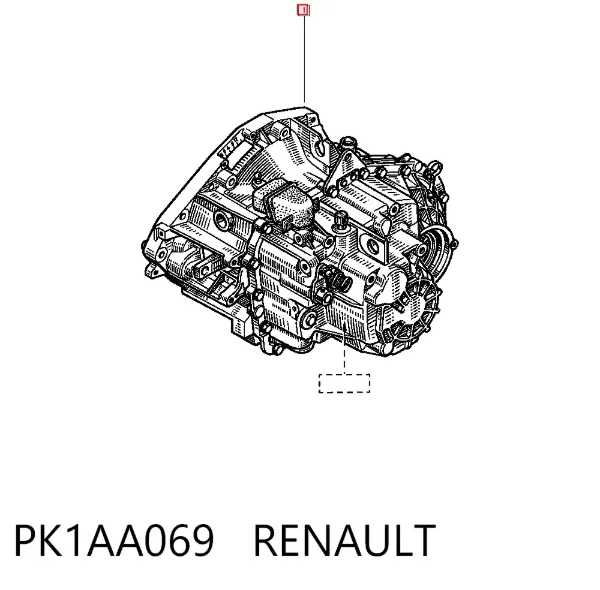 Коробка передач PK1AA069 Renault (RVI)