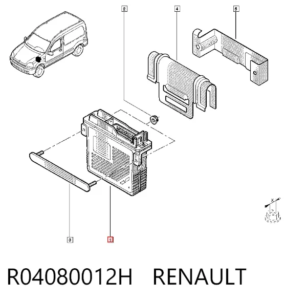 Електронний блок керування двигуном R04080012H Renault (RVI)