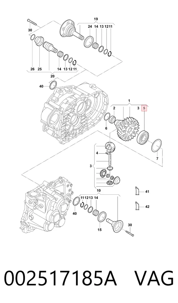 Підшипник КПП Audi A4 B6