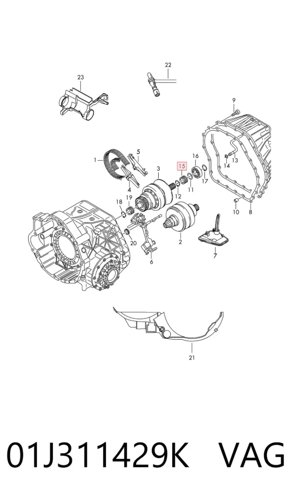 Підшипник КПП 01J311429K VAG