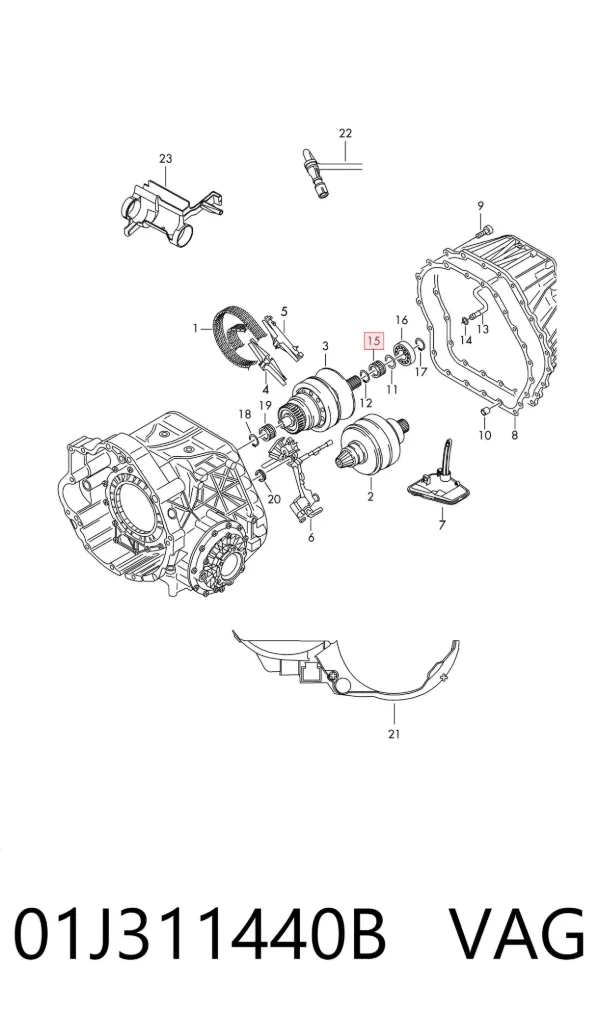Підшипник КПП 01J311440B VAG