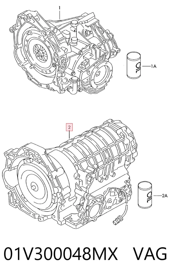 АКПП 01V300048MX VAG