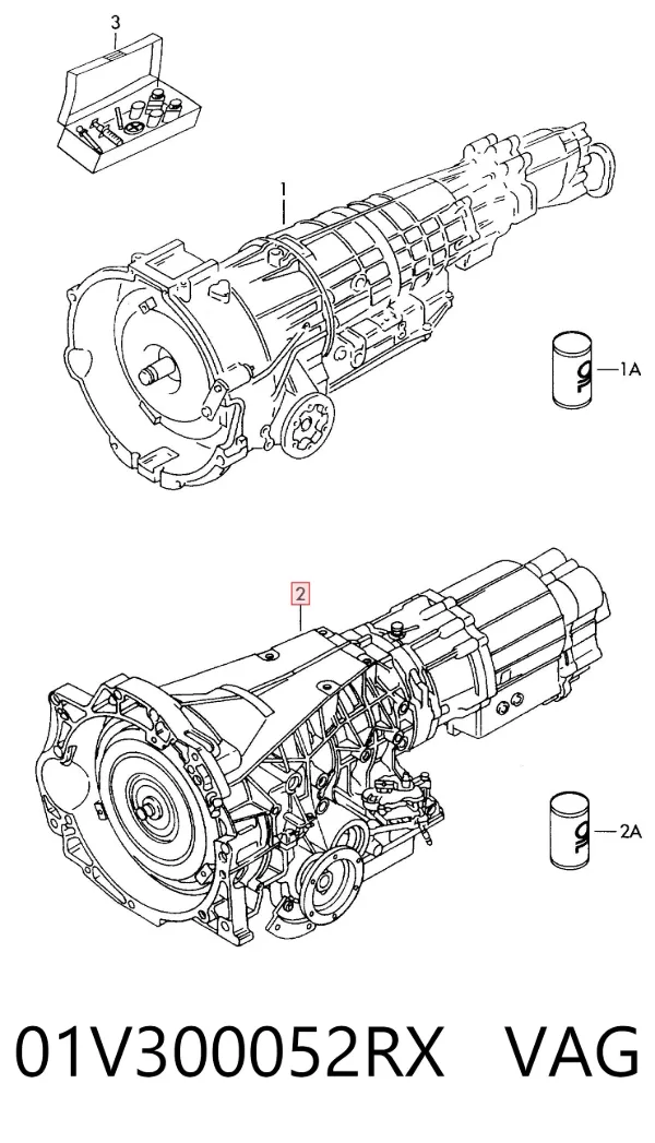 АКПП 01V300052RX VAG