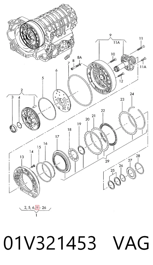  01V321453 VAG