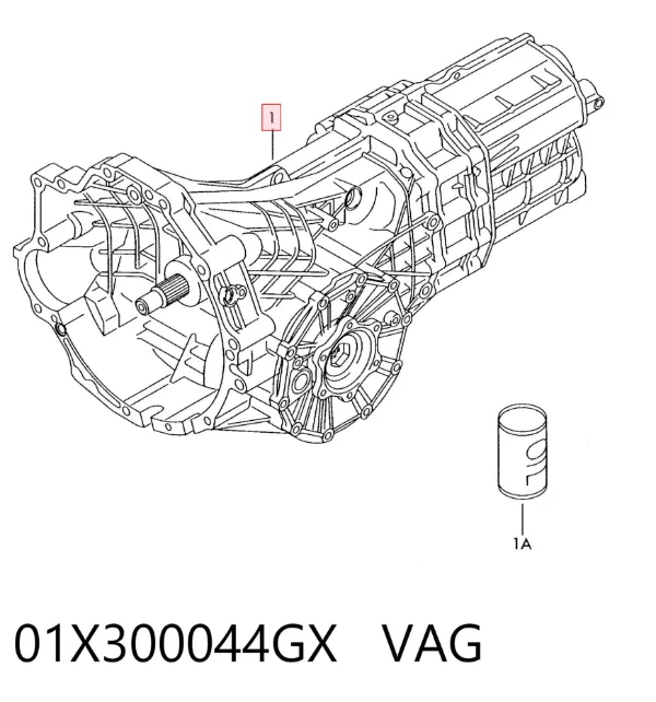 Коробка передач 01X300044GX VAG