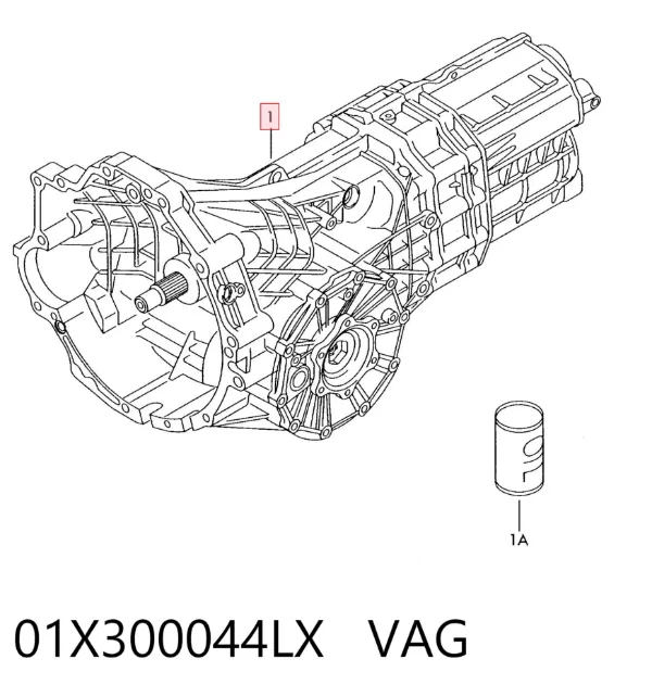 Коробка передач 01X300044LX VAG