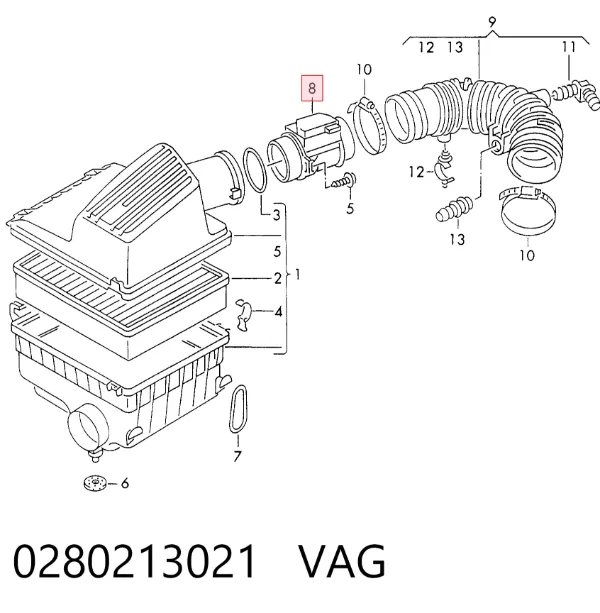 ДМРВ 0280213021 VAG