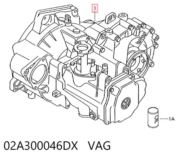 Коробка передач 02A300046DX VAG