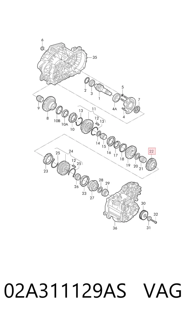  02A311129AS VAG