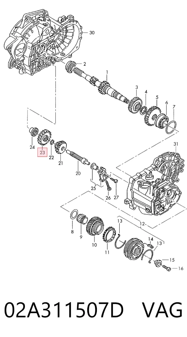  02A311507D VAG