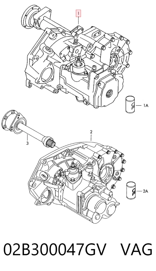 Коробка передач 02B300047GV VAG