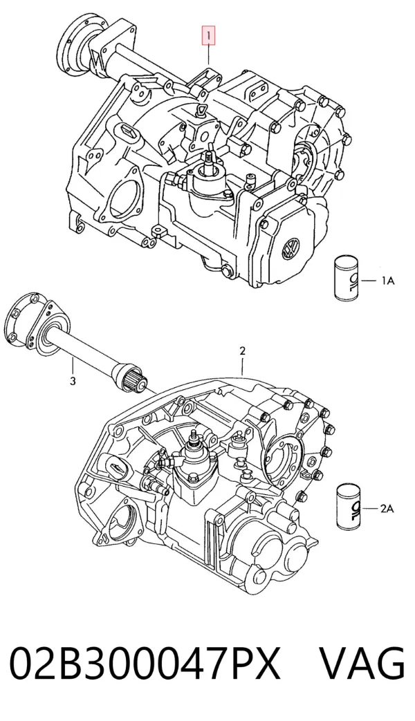 Коробка передач 02B300047PX VAG