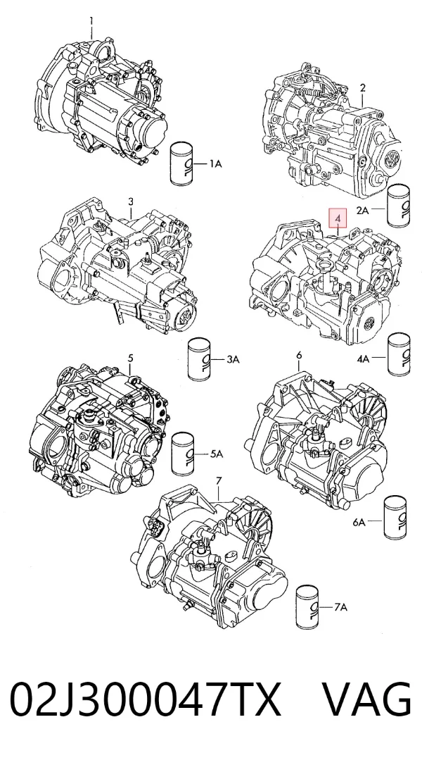 Коробка передач 02J300047TX VAG