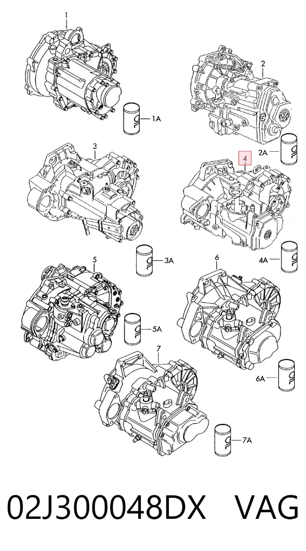Коробка передач 02J300048DX VAG