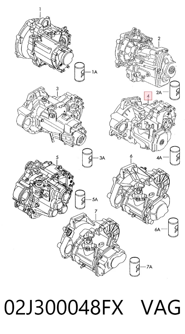 Коробка передач 02J300048FX VAG