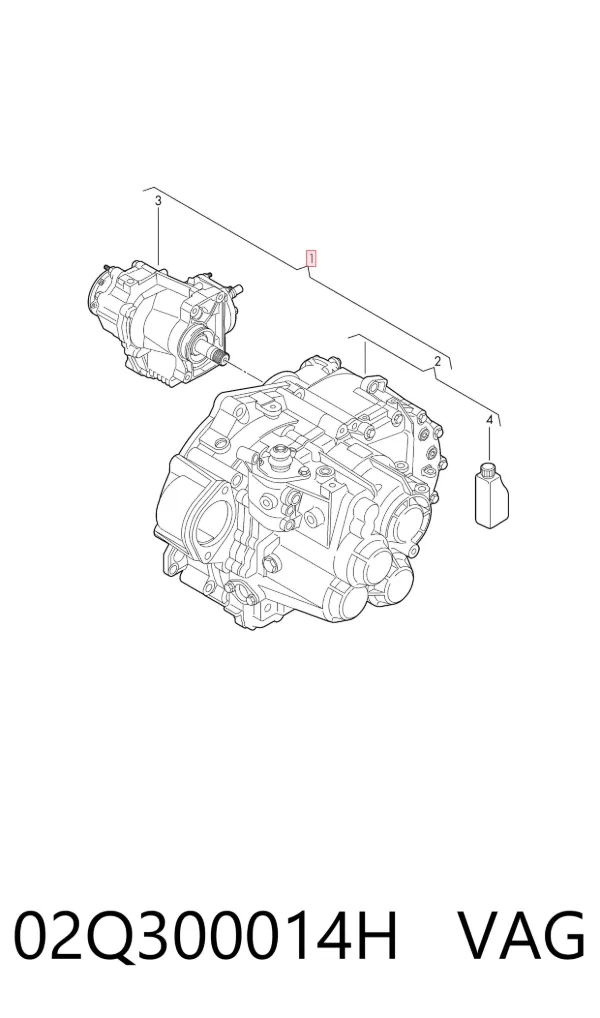 Коробка передач 02Q300014H VAG