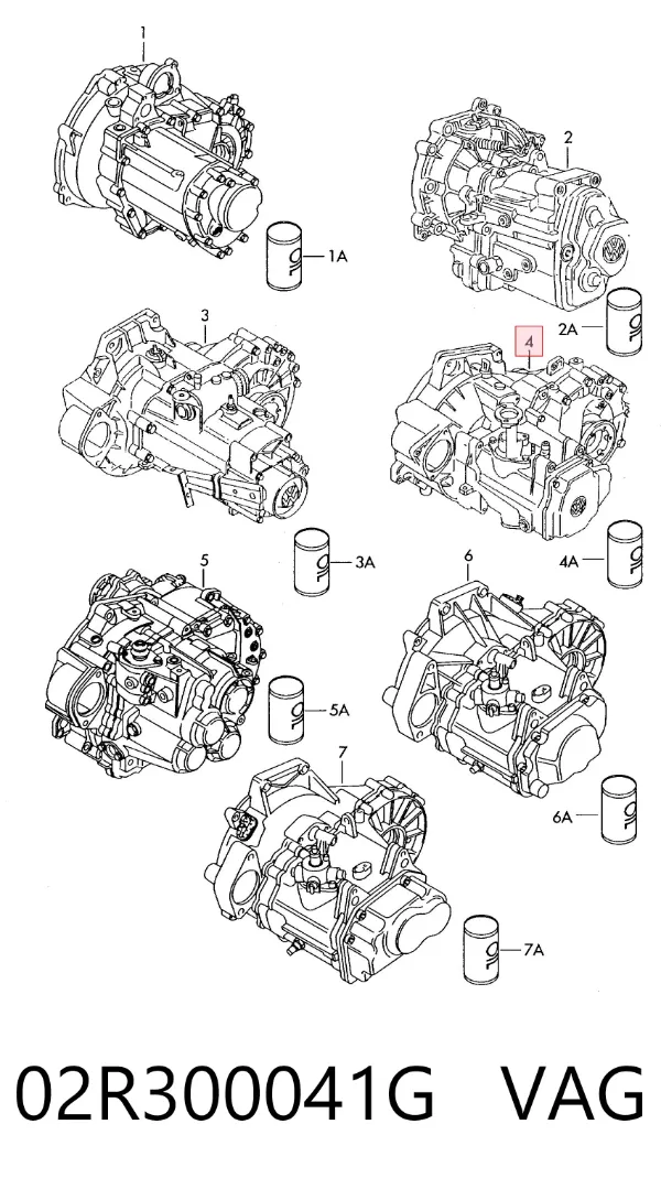 Коробка передач 02R300041G VAG