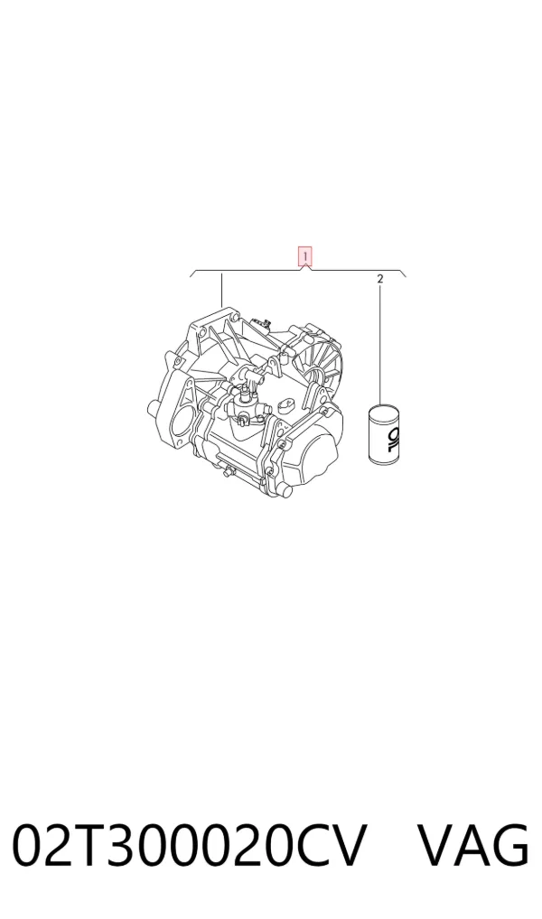 Коробка передач 02T300020CV VAG