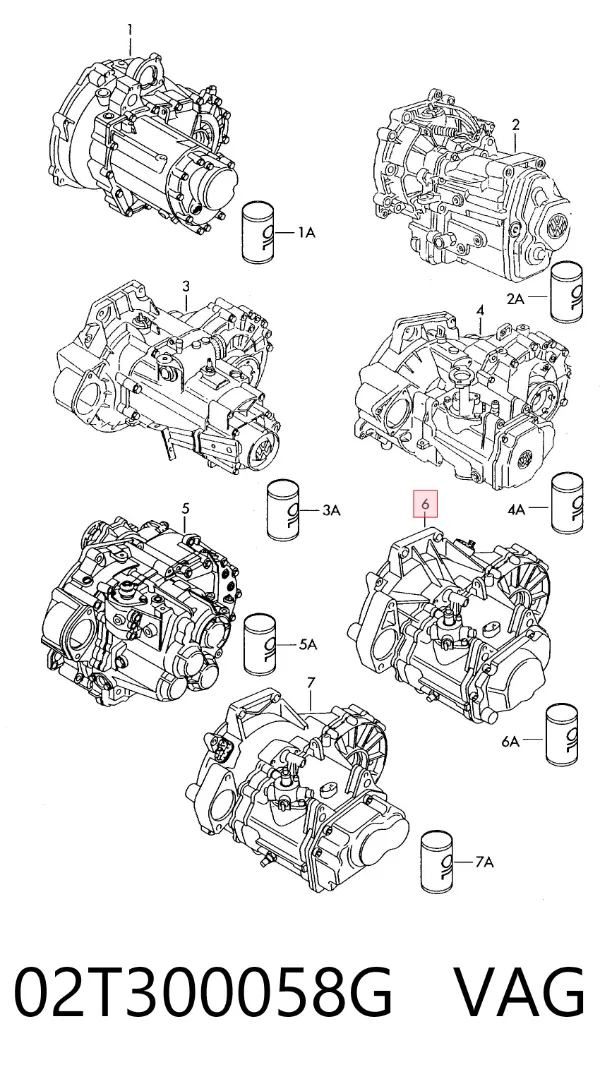 Коробка передач 02T300058G VAG