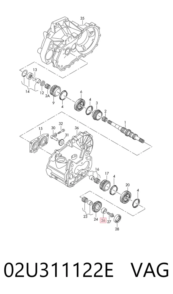  02U311122E VAG